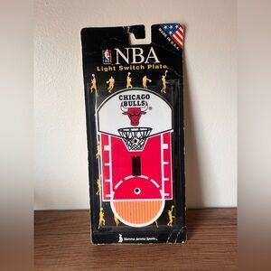 Vintage Chicago Bulls Light Switch Plate